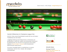Tablet Screenshot of medelasports.ch